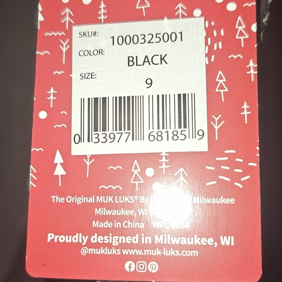 Muk Luks Black Suede Ankle Boots - Picture 3 of 3